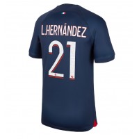 Camiseta Paris Saint-Germain Lucas Hernandez #21 Primera Equipación 2023-24 manga corta
